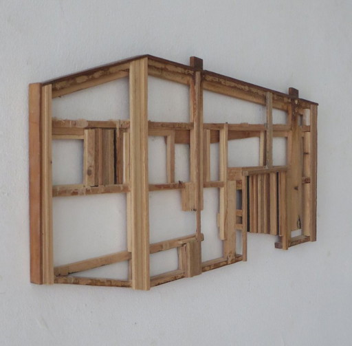 Eric van Solm - 'Terminal 2.0' – beeldhouwkunst, Wood (photo 2 of 8)