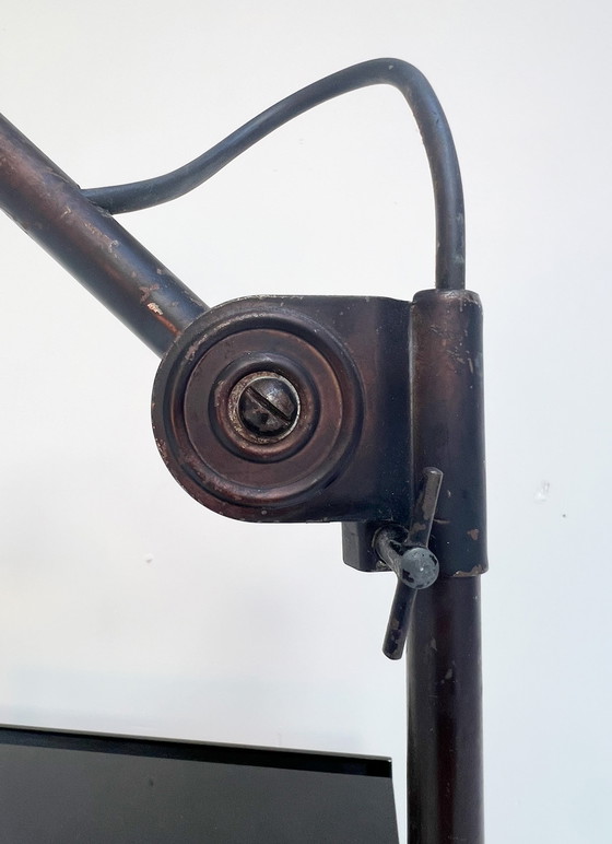 Image 1 of Lampe industrielle à pince réglable en hauteur, 1960s