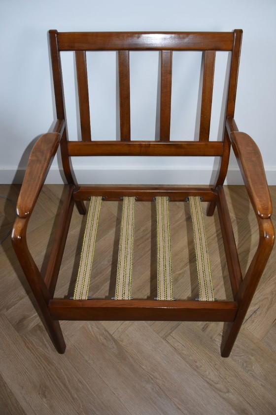 Set di due Poltrone Mid-Century eleganti “Design danese anni '60” – Wood, Textile (photo 2 of 6)