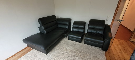 Himolla 24 Longru Night, Planopoly Motion, Planopoly 7 hoekbank met elektrische fauteuil