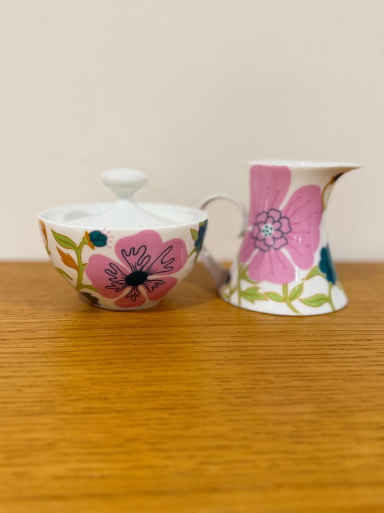 Vintage Bidasoa Porcelain Coffee Set - 12 Place Settings / 27 Pieces in Impeccable Condition - 1970s (photo 9 of 21)