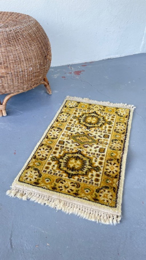 TAPIS Sarouk VINTAGE Moutarde