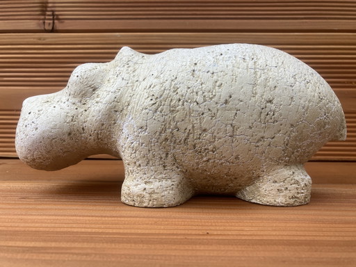 Orhan Otay - Sculpture - Hippopotame