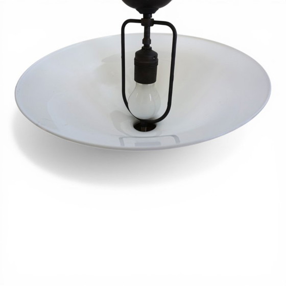 Image 1 of Art Deco Brass Ceiling Lamp