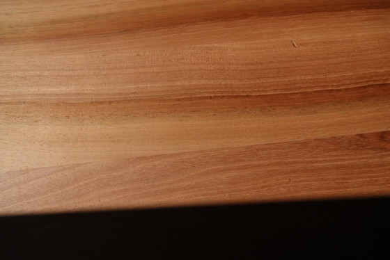 Image 1 of Dining area solid walnut with 4 Zumsteg chairs