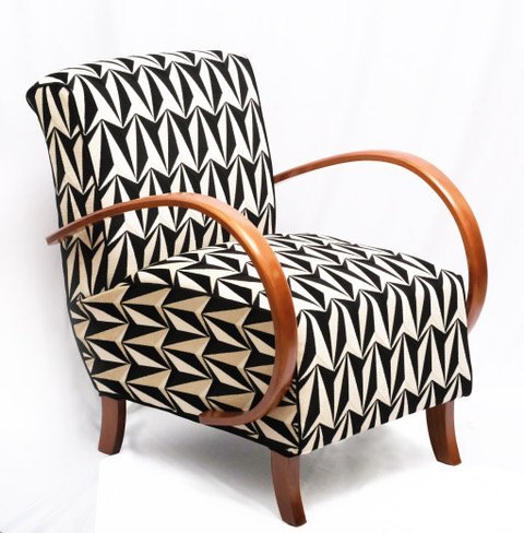 Image 1 of Armchair Type C "Origami" by Jindrich Halabala 