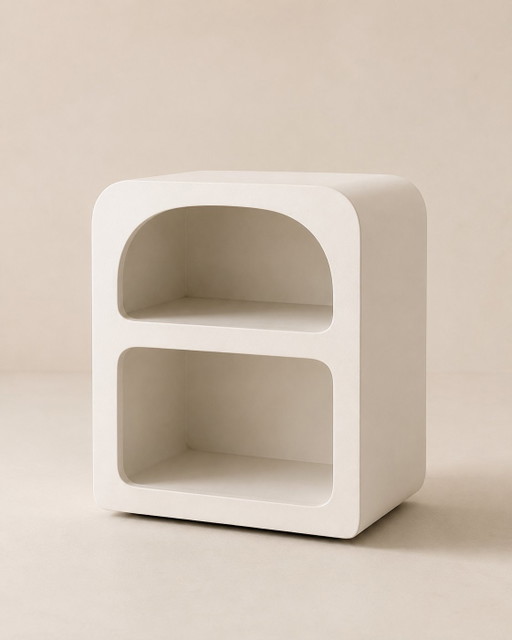 Minimalistischer Tisch 45Hx40x40 – bijzettafels, Mdf, Wood (photo 2 of 6)
