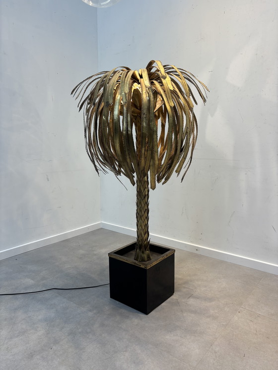 Image 1 of Maison Jansen Palm Tree Floor Lamp