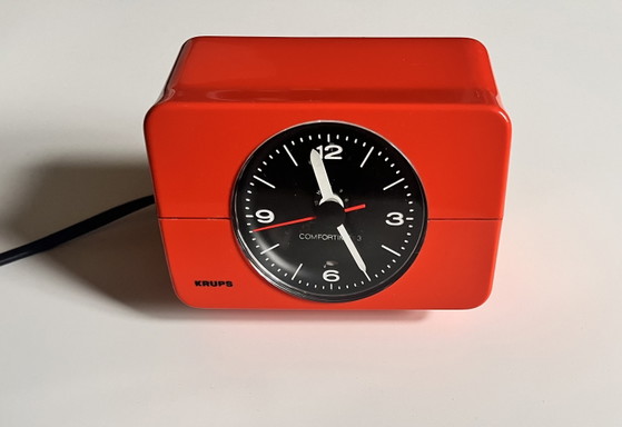 Orologio da tavolo e sveglia Krups originali degli anni '70, stile Mid Century – Plastic (photo 2 of 7)