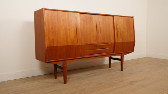 Credenza alta vintage | Mobile a muro | Teak | Anni '60 – Credenze alte, Wood (photo 16 of 16)