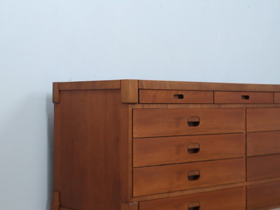 Image 1 of Italian Mid-Century Rationalist Walnut Multi-Drawer Sideboard 1970s