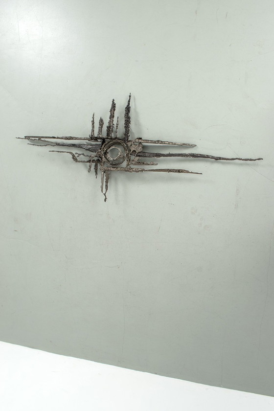 Image 1 of Brutalist wall sculpture