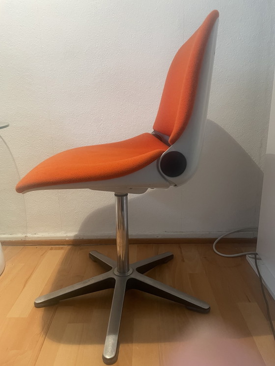 Sedia girevole Wilkhahn 224/1 Vintage Space Age – Arancione – Wilhahn, Sedie girevoli, Textile, Plastic (photo 2 of 5)