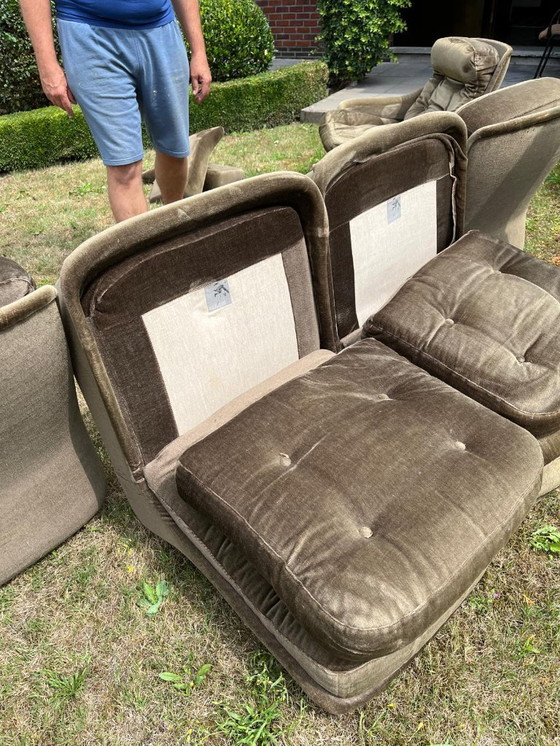 Image 1 of Divano e poltrona modulare Orchid di Michel Cadestin per Airborne