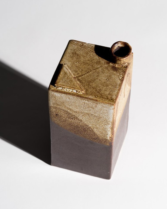 Image 1 of Curated Duo of German Studio Ceramic Sculpural Vessels Till Sudeck & Anonymous