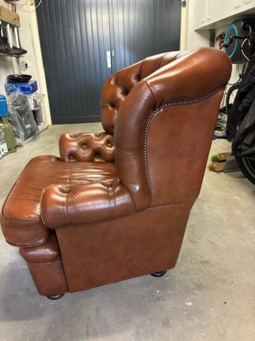 Poltrona Chesterfield Pegasus in perfette condizioni