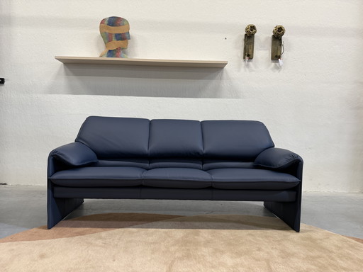Leolux Bora Beta Sofa 3 Seater Ceras Mazerine Leather