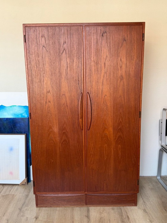 Armoire en teck Mid Century, Danemark – Bois (photo 20 of 24)