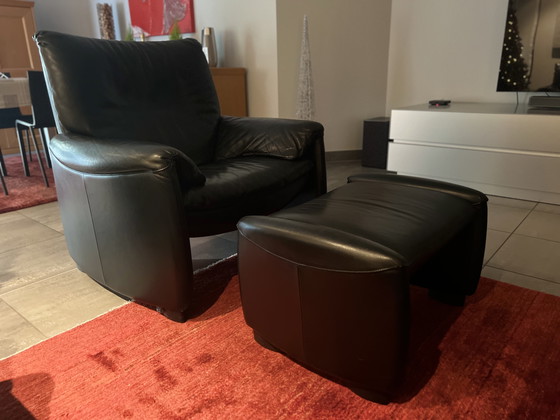 Image 1 of Leolux Ronchamp Arcadia 3910 noir, modèle haut de gamme