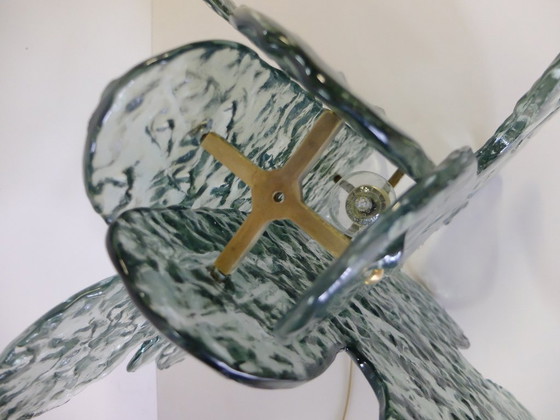 Image 1 of Tischlampe aus dickem Muranoglas Mazzega, Italien