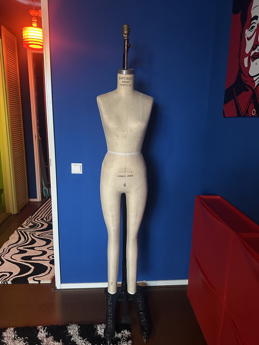Vintage professionele dress form / paspop – Superior Model Forms Co (USA) – Model 1999