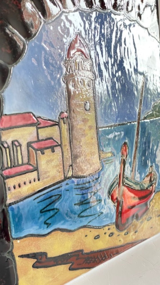 Image 1 of Decorazione murale in ceramica vintage