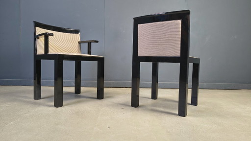 Chaises Teatro par Aldo Rossi et Luca Meda pour Molteni, 1980s, Set de 6