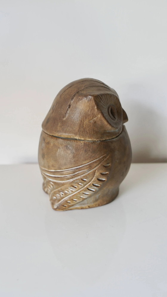 Ceramic owl sculpture - signed Agnès Escala - France, 1960s – Decorative Objects, Porcelain, Vintage (photo 9 of 16)