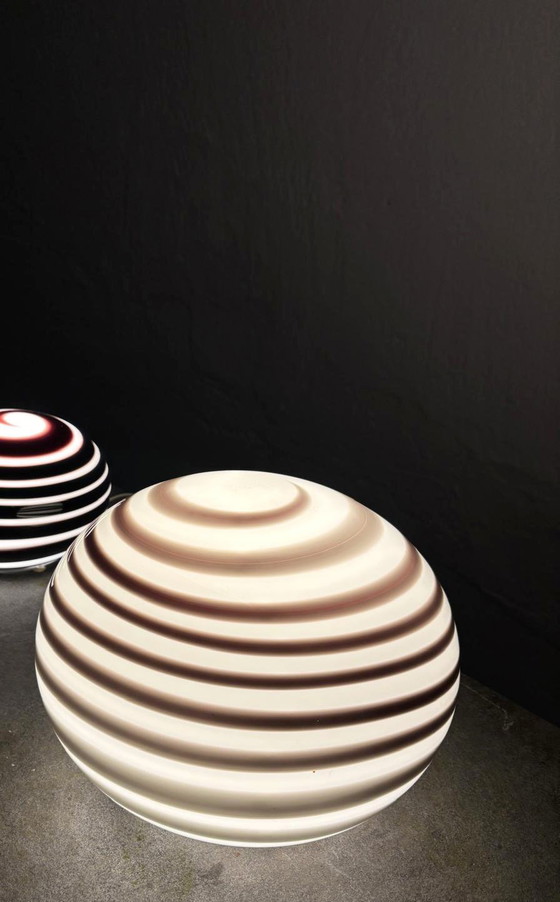 Image 1 of Large ILU di Vetro Zebra table lamp