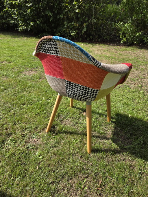 Lot de 6 Chaises de salle à manger multicolores Norrwood – eetkamerstoelen, Textile (photo 2 of 14)