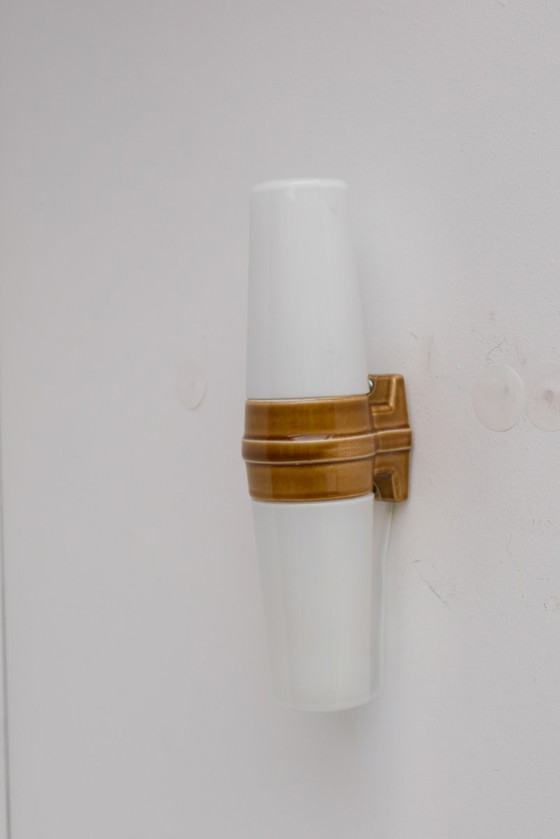 Vintage porseleinen badkamerlamp van Sigvard Bernadotte voor Ifö, 1960 – Wandlampen, Porcelain, Glass (photo 5 of 15)