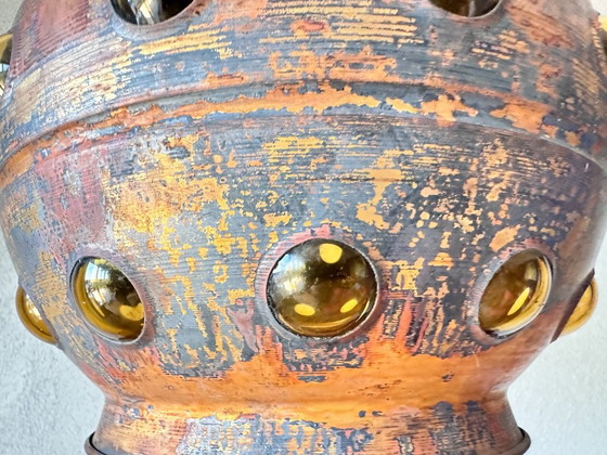 Image 1 of Vintage copper pendant lamp Raak Amsterdam