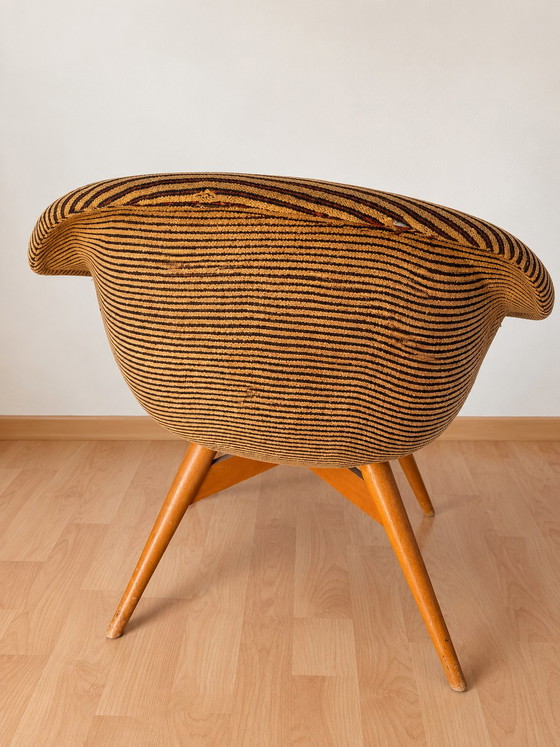 Paire de Fauteuils en Fibre de Verre František Jirák Modèle 24-24, Tchécoslovaquie, années 1960 (photo 5 of 11)