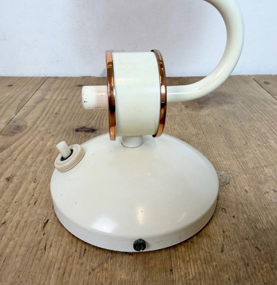 Image 1 of Vintage Wall Light with Milk Glass from Drukov, 1960s