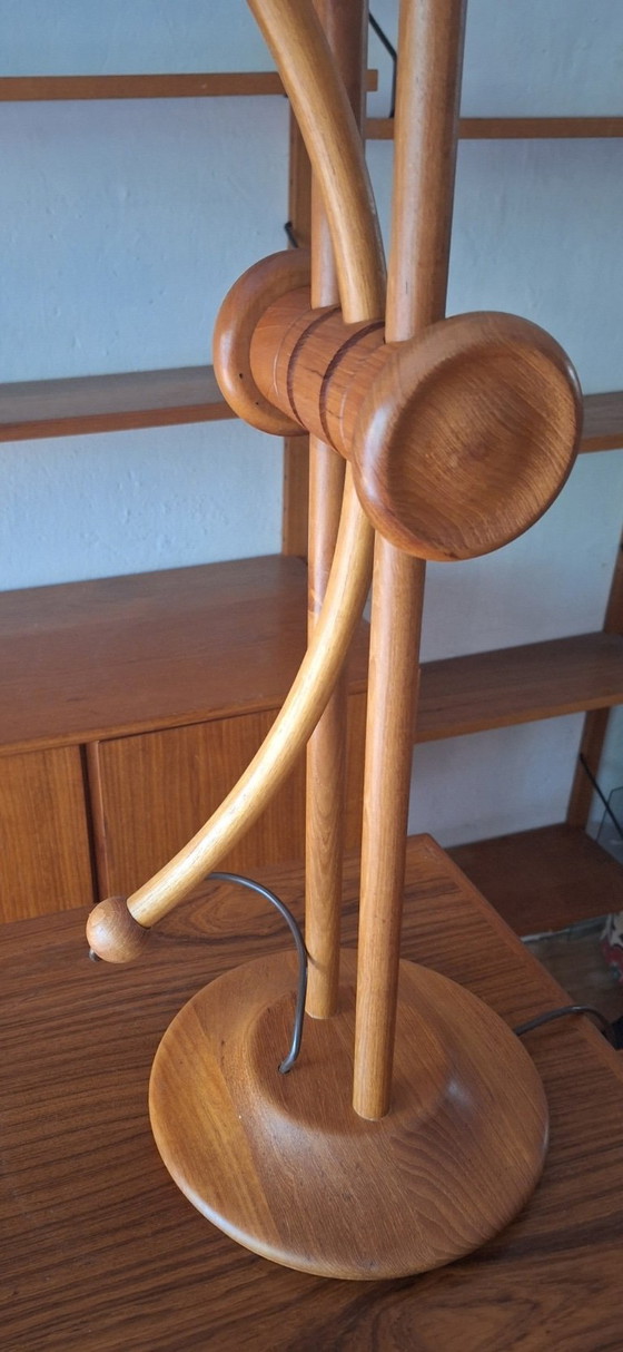 Image 1 of Lampe de table en teck multiréglable Domus, Danemark 1970
