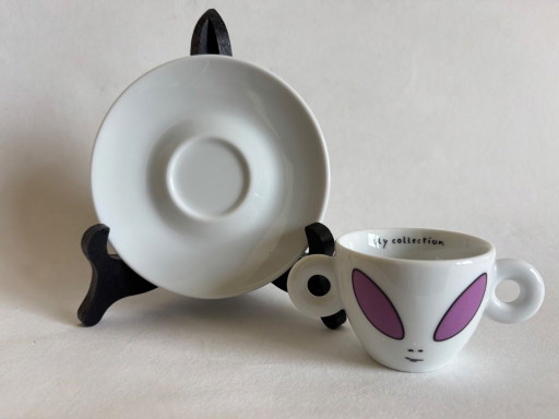 tazza e piattino Alien Illy Art collection