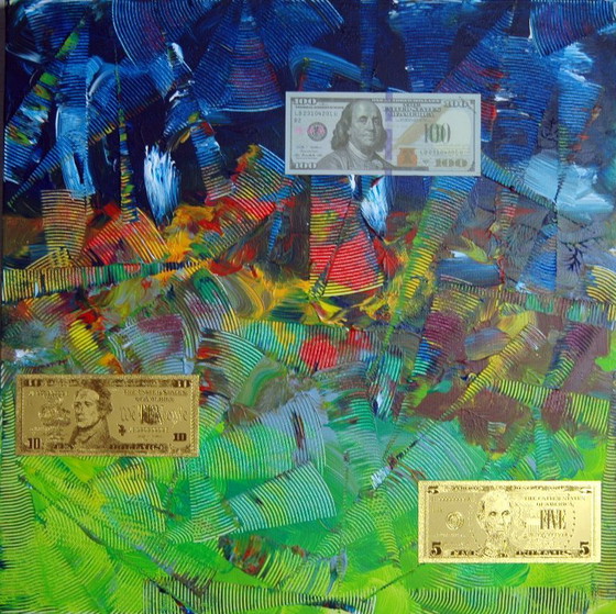 Dinero, dinero, dinero: 3 pinturas pop art – Láminas artísticas, Paper, Plastic (photo 6 of 14)
