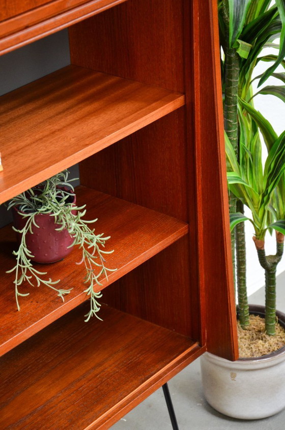 Image 1 of Vintage open bookcase, teak chest of drawers, mid-century sideboard, retro