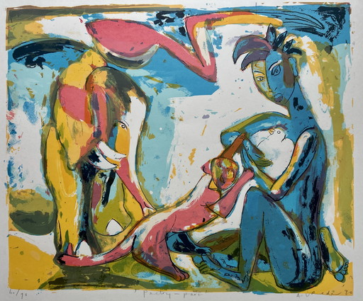 Screenprint Anton Peace - Poetry - Parc