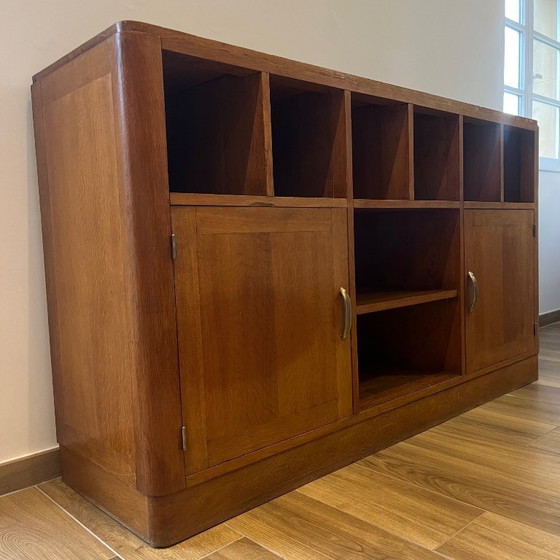 Image 1 of Eiken dressoir uit de naoorlogse/reconstructieperiode, 1940/50