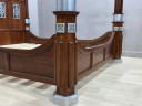 Piano di lavorazione del legno per letto a piattaforma fai da te, download digitale metrico | Guida passo passo per la struttura