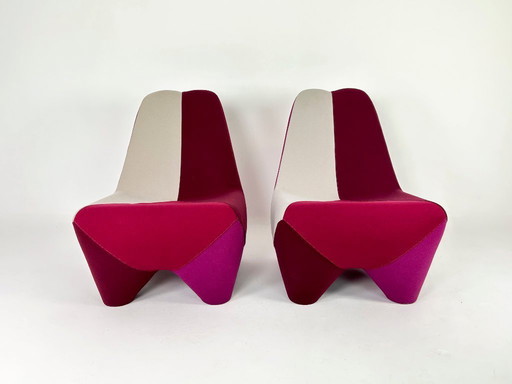 Pair of Moroso Binta Armchairs