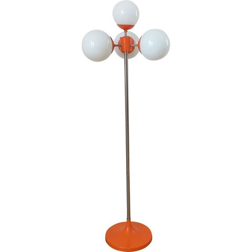 Vintage vloerlamp Sputnik, Ruimtetijdperk, Italië, jaren 1970