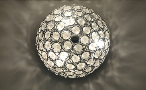 Retro transparent halogen ceiling light (smaller version).