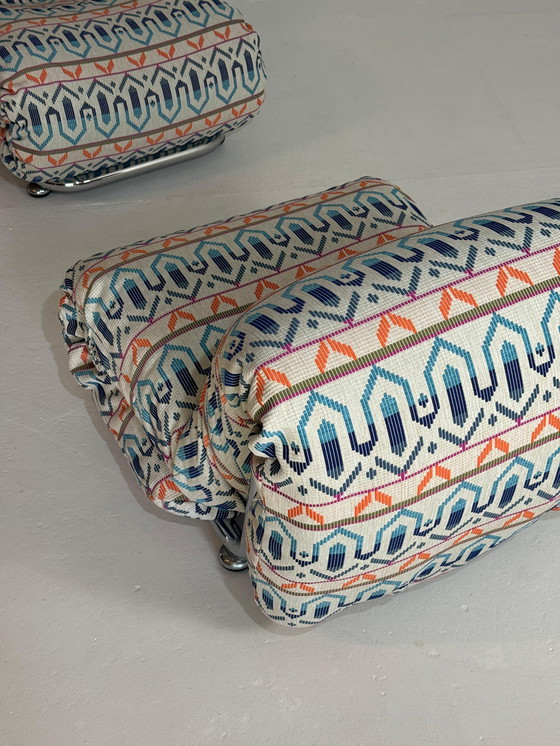 Image 1 of Verchromte italienische Loungesessel