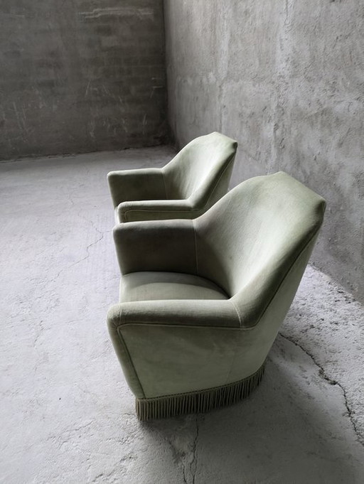 Fauteuil (2) - Manifacture italienne - 1950-1975