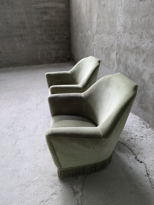 Image 1 of Armchair (2) - Italian Manifacture - 1950-1975