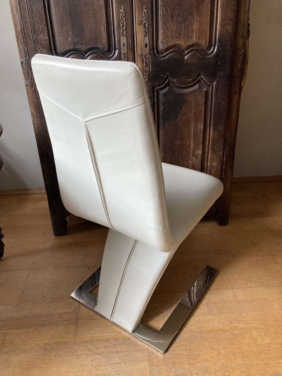 Image 1 of Paar eetkamerstoelen, model “Rolf Benz 7800”