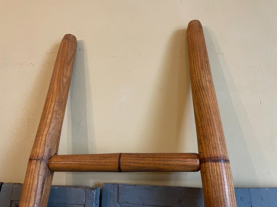 Escabeau de bibliothèque ancien du XIXe siècle, français – Objets déco, Wood (photo 4 of 11)