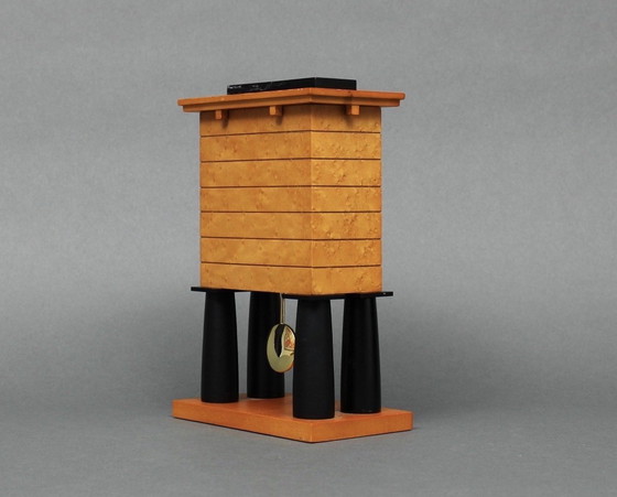Image 1 of ALESSI MANTEL CLOCK TISCHUHR BY MICHAEL GRAVES MEMPHIS POSTMODERNE